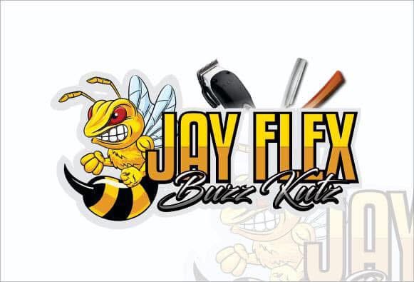 Joy Flex Buzz Katz logo design