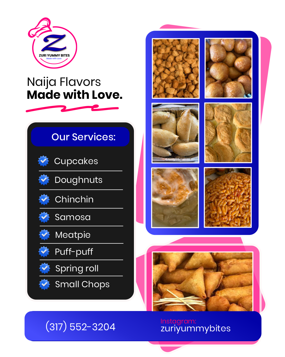 Zoelicious Treats services visual